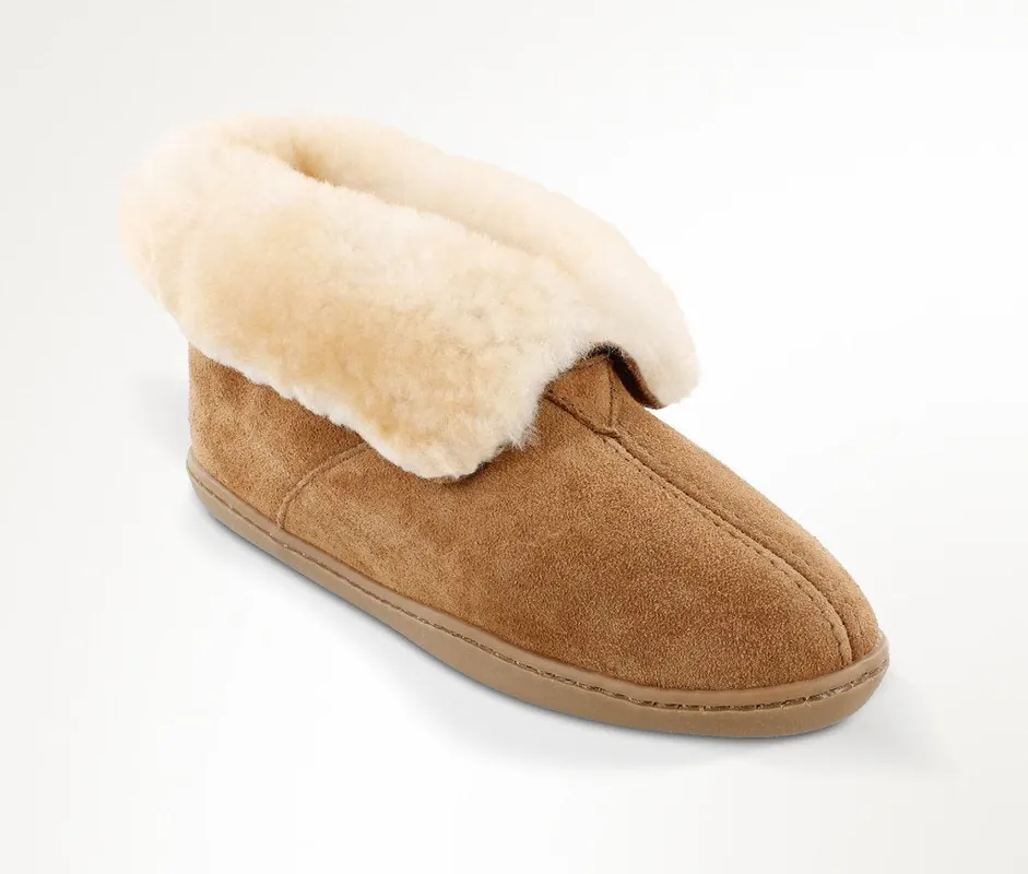 Women's Minnetonka Sheepskin Ankle Boot #3351 - Minnetonka Moccasins