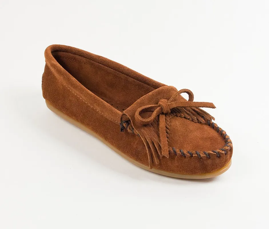 Women's Minnetonka Kilty Hardsole Moccasin #402 - Minnetonka Moccasins
