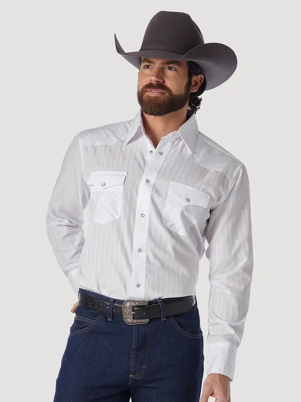 Men's Wrangler Sport Western Snap Shirt #75221WH