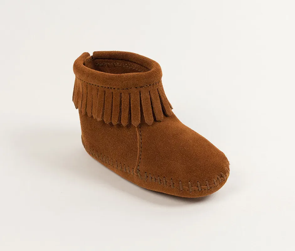 Infant's Minnetonka Back Flap Bootie #1182 - Minnetonka Moccasins