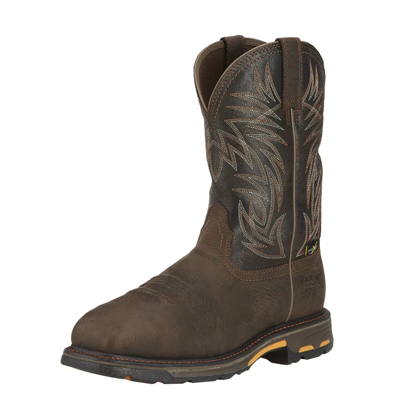 Men's Ariat WorkHog Met Guard Comp Toe Waterproof Work Boot #10016265