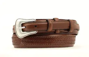 Men's Nocona Leather Belt #N2476802 - M&F Western Products