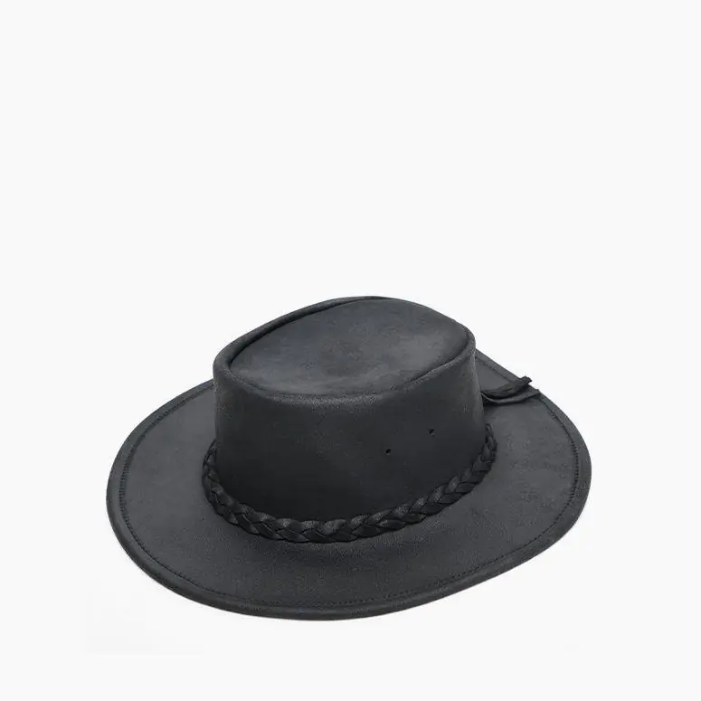 Minnetonka Leather Fold Up Hat #9529 - Minnetonka Moccasins