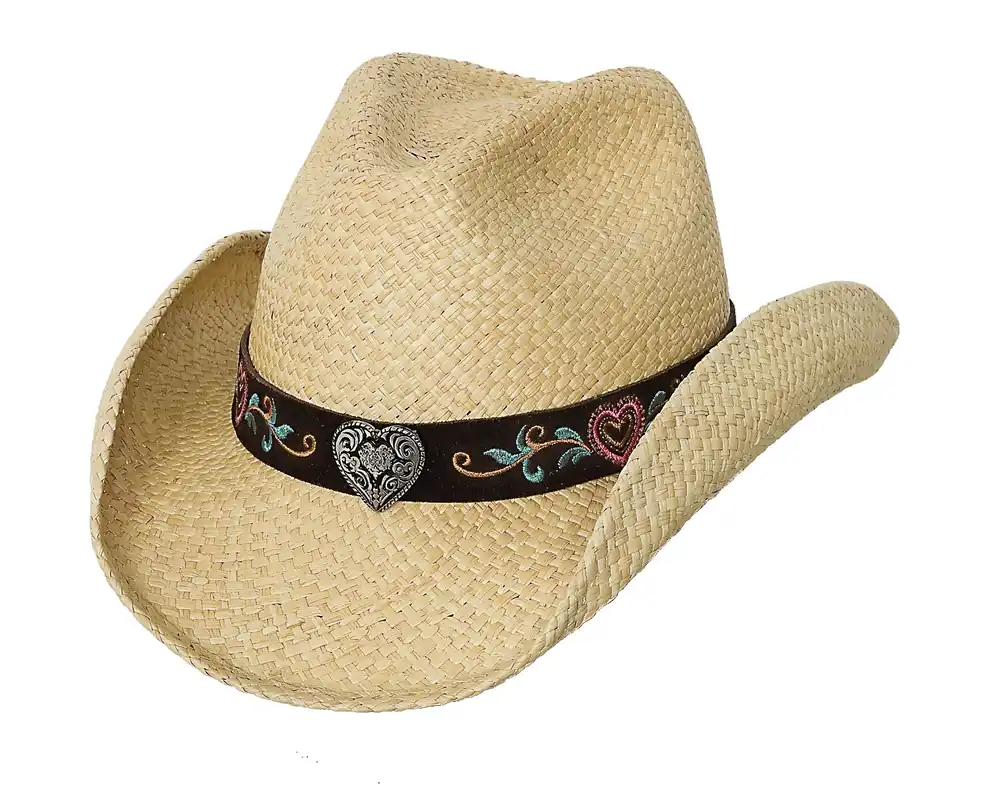Children's Bullhide Crazy For You Straw Hat #2605