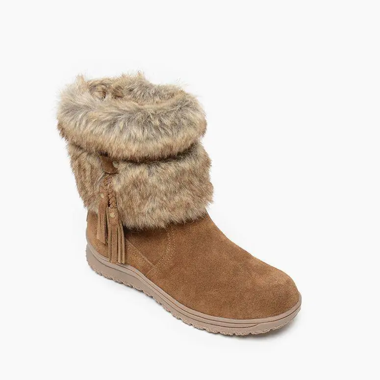 Women's Minnetonka Everett Suede Boot #80083 - Minnetonka Moccasins