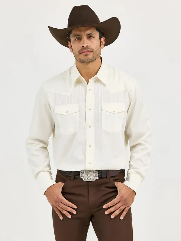 Men's Wrangler Sport Western Snap Shirt #75226TNX (Big and Tall)