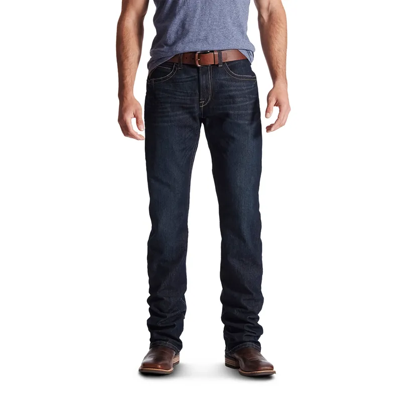Men's Ariat Rebar M4 Low Rise DuraStretch Edge Boot Cut Jean #10016220