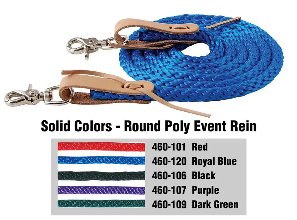 American Heritage Equine Poly Contest Reins #460 - AHE