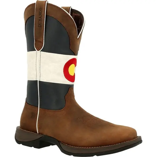 Men's Durango Rebel Colorado Flag Boot #DDB0346