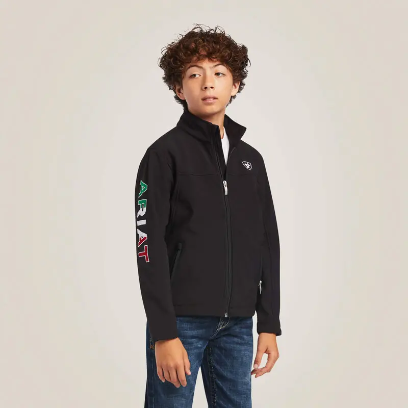 Children's Ariat New Team Softshell MEXICO Jacket #10036550