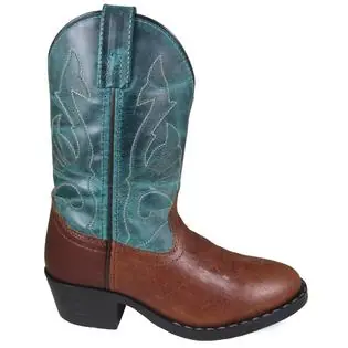 Children's Smokey Mountain Brown & Green Boot #3082C-C