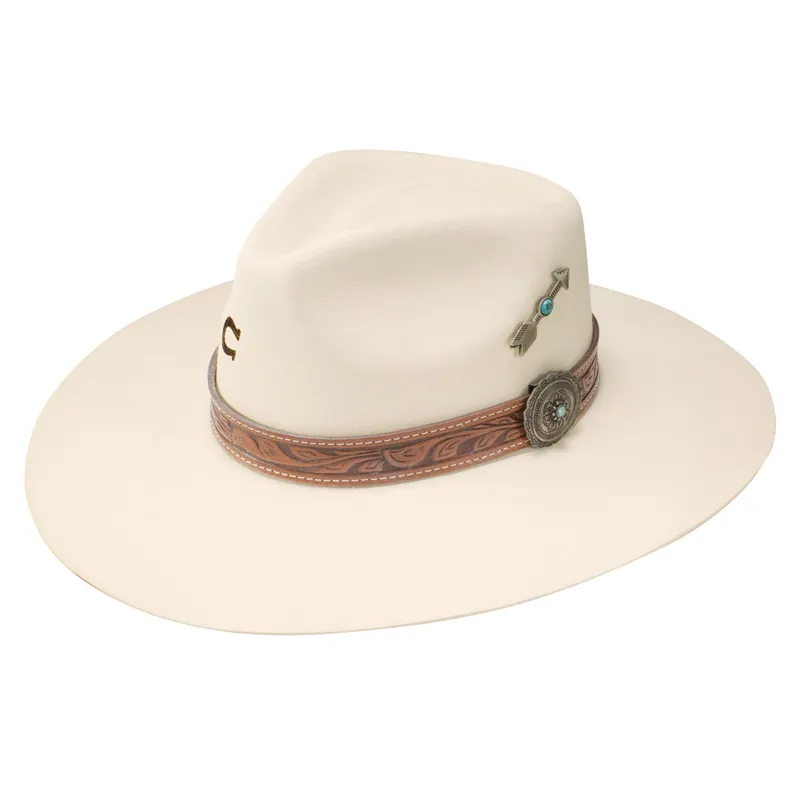 Charlie 1 Horse White Sands Felt Hat #CWWTSN-4036-C