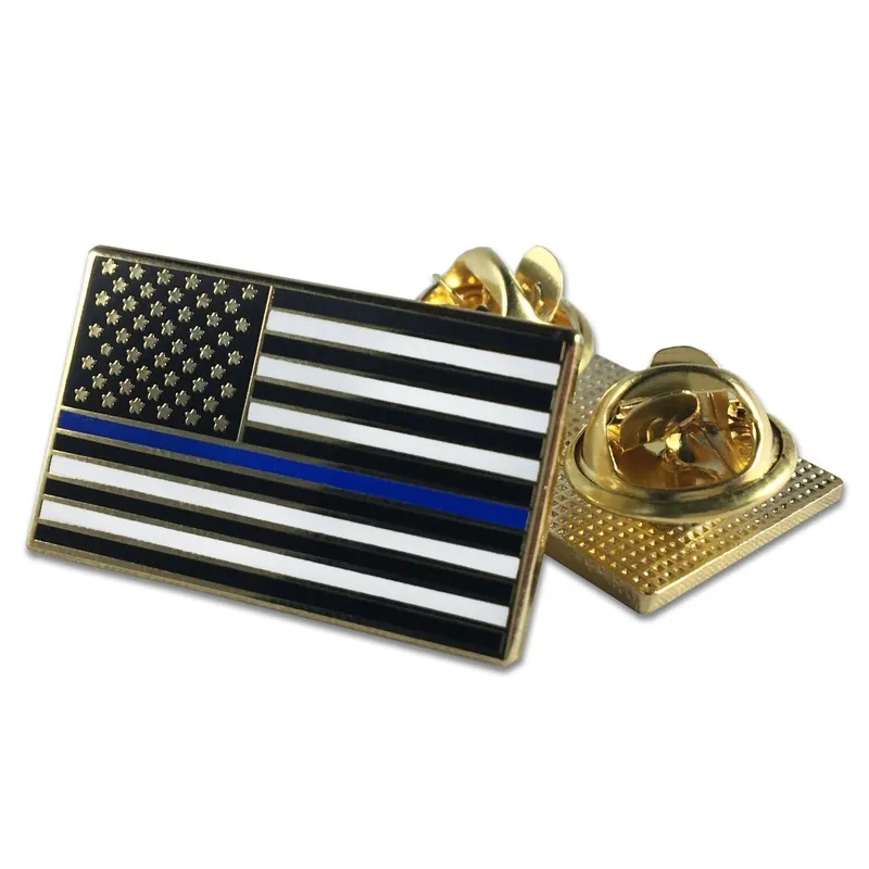 Thin Blue Line Flag Pin #PIN-CLASSIC