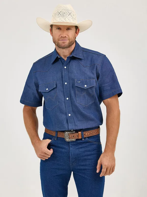 Men's Wrangler Denim Snap Front #MS3127B