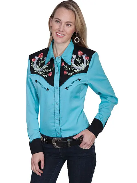 Women's Scully Snap Front Shirt #PL-637