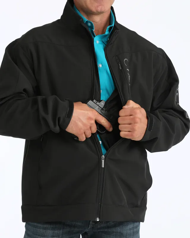 Men's Cinch Concealed Carry Bonded Jacket #MWJ1043014BLK