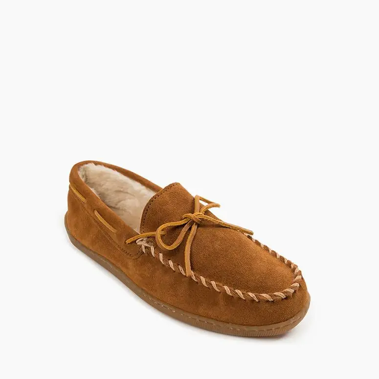 Men's Minnetonka Pile Lined Hardsole Slipper #3902