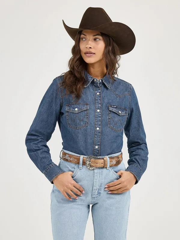 Women's Wrangler Snap Front Shirt #LW7007D