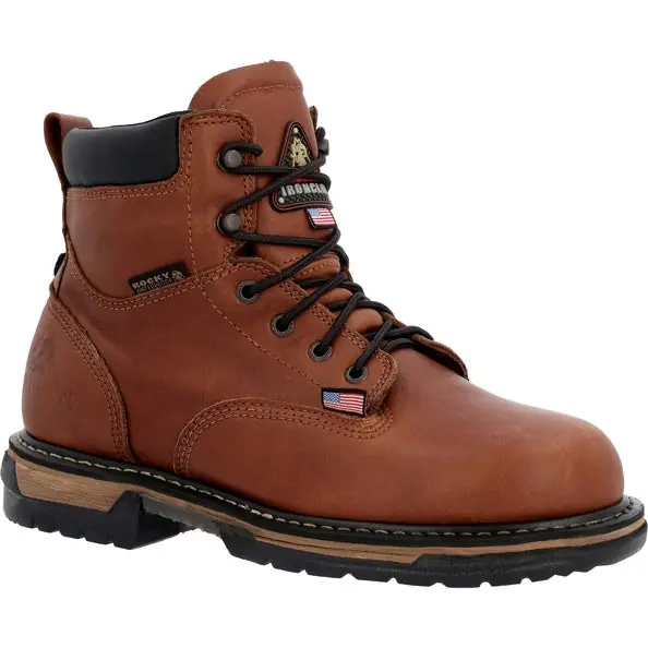 Men's Rocky IronClad USA Made Waterproof Work Boot #RKK0361-C