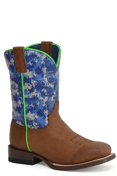 Youth's Roper Camo Western Boot #09-119-9991-0021