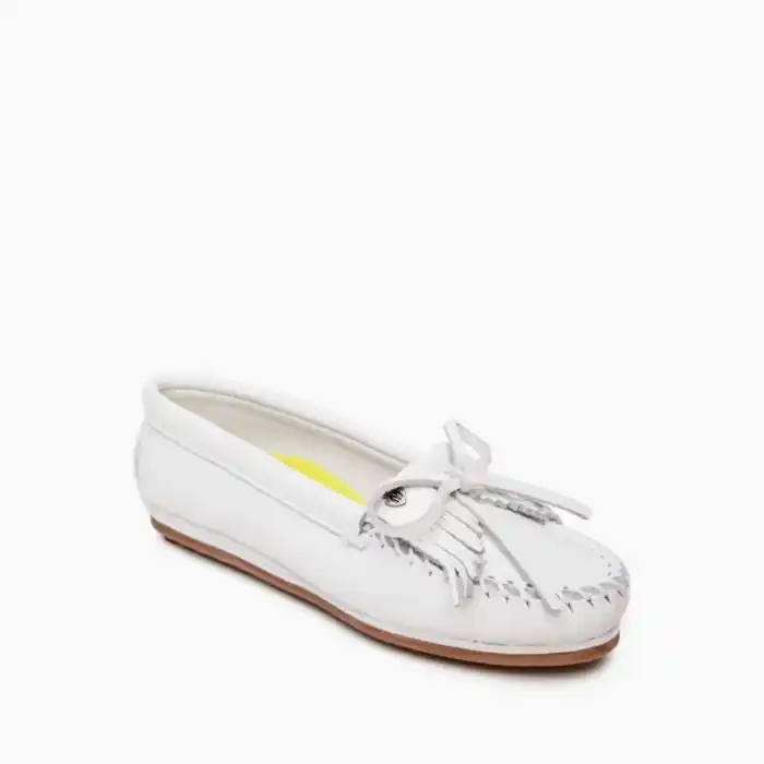 Women's Minnetonka Leather Kilty Plus Moccasin #4324-C