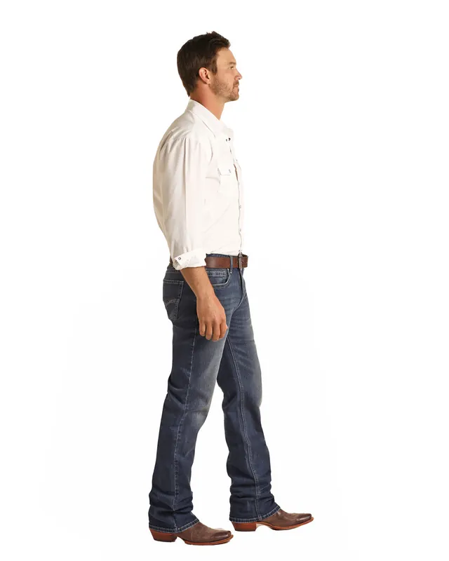 Men's Rock & Roll Cowboy Double Barrel Jean #RRMD0SRZS8 - PANHANDLE