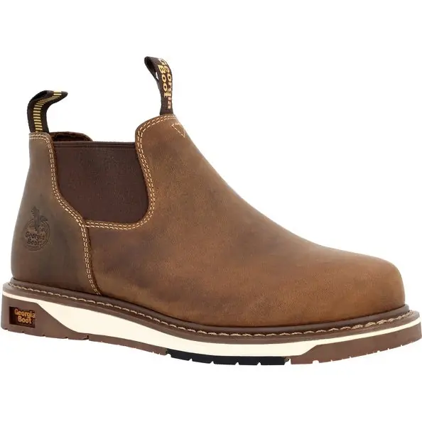 Men's Georgia AMP LT Wedge Work Romeo Work Boot #GB00545 - ROCKY