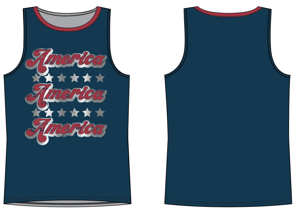 Girl's Rock & Roll Cowgirl Tank #RRGT20RZM2-C