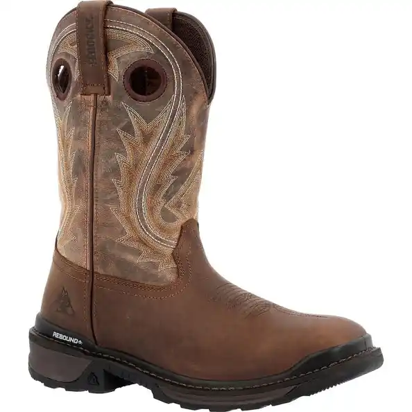 Men's Rocky Rams Horn Western Boot #RKW0393-C