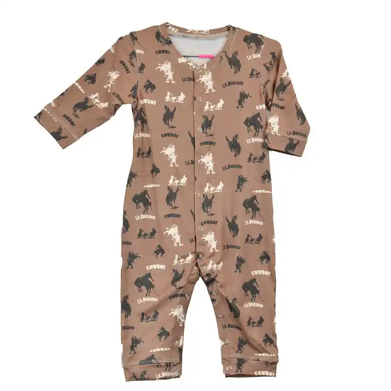 Infant Boy's Cowboy Hardware Romper #735097-660-I