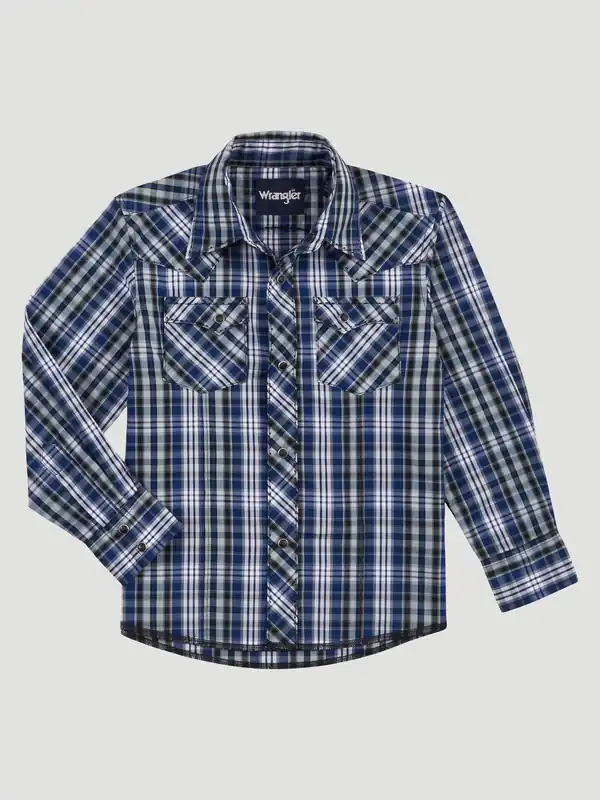 Boy's Wrangler Snap Front Shirt #112317065-C