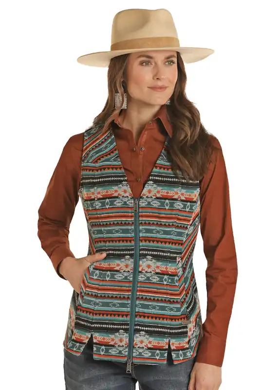 Women's Powder River Wool Vest #PRWO98RZZ2-C