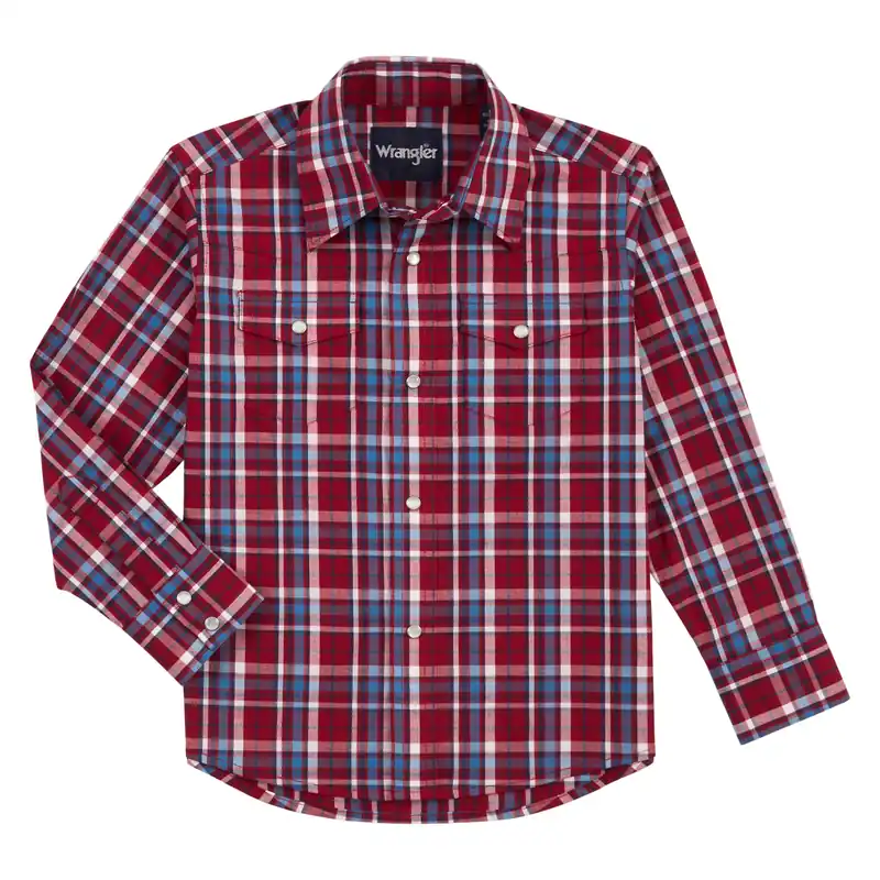Boy's Wrangler Snap Front Shirt #112317092-C