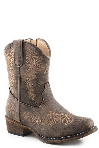 Toddler Roper Brown Snip Western Boot #09-017-1566-2494