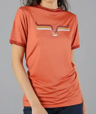 Women's Kimes Rhythm Ringer T-Shirt-C