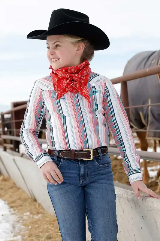Girl's Cruel Girl Snap Front Shirt #CTW3370010 - CINCH