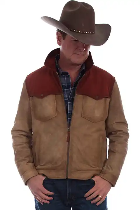 Men's Scully Leather Jacket #2026-82X