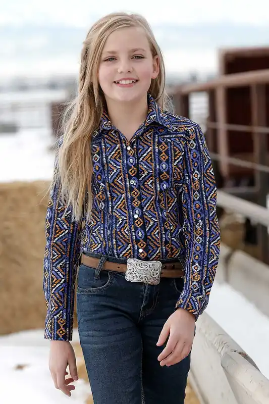 Girl's Cruel Girl Snap Front Shirt #CTW8040003 - CINCH