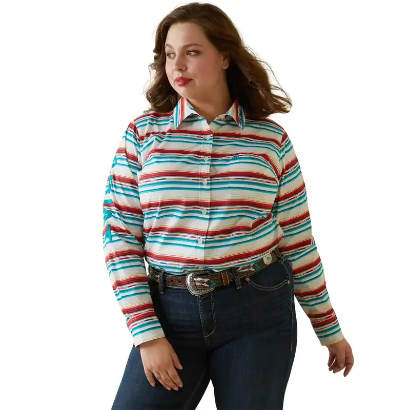 Women's Ariat Kirby Rosa Button Down Shirt #10043551X-C