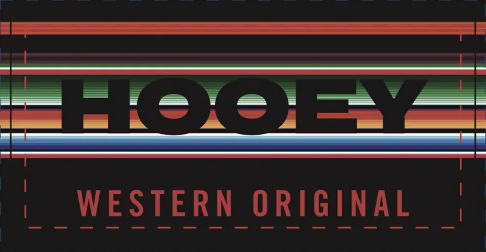 Hooey Serape Sticker #ST1008BKSP