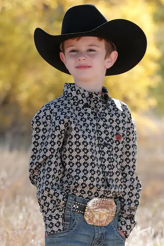 Boy's Cinch Button Down Shirt #MTW7060321-C