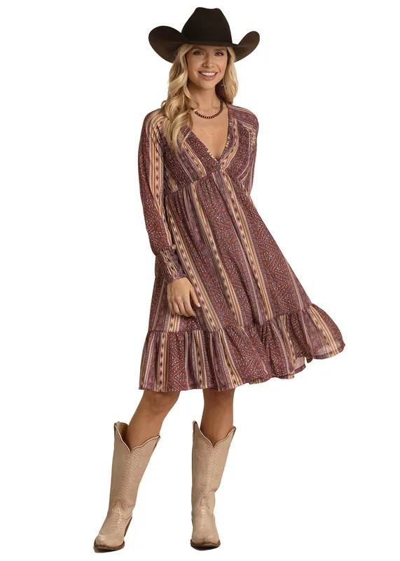 Women's White Label Dress #WLWRD2R00V-C