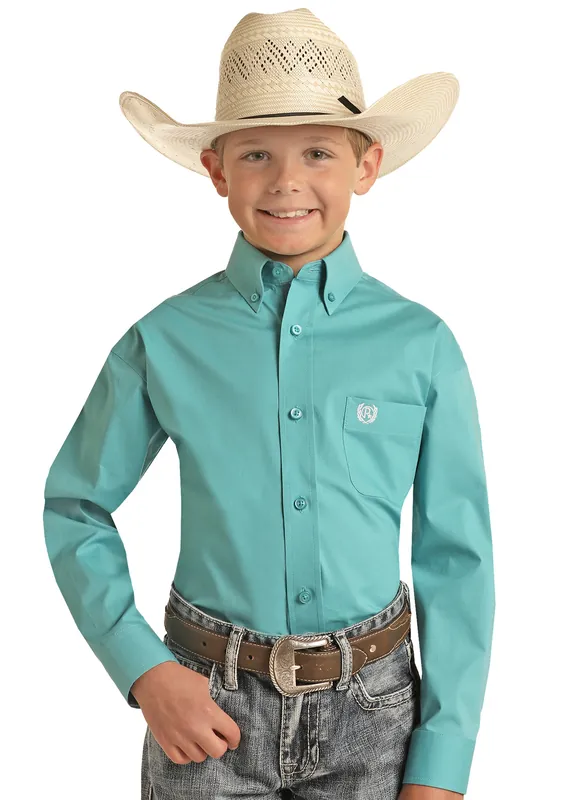 Boy's Panhandle Button Down Shirt #PSBSODR0LT