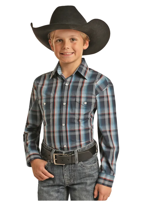 Boy’s Panhandle Snap Front Shirt #PBN2S02319-C
