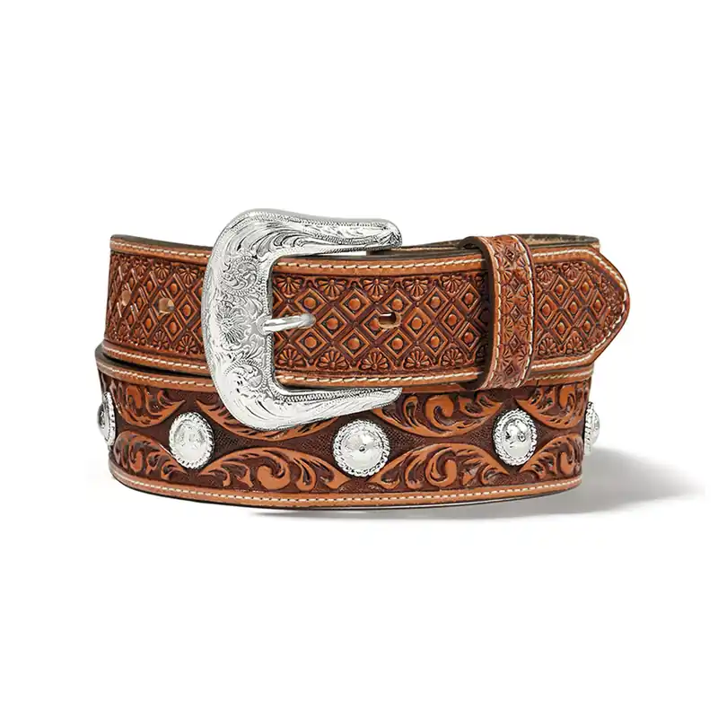 Men's Tony Lama Western Belt #C42844 - BRIGHTON