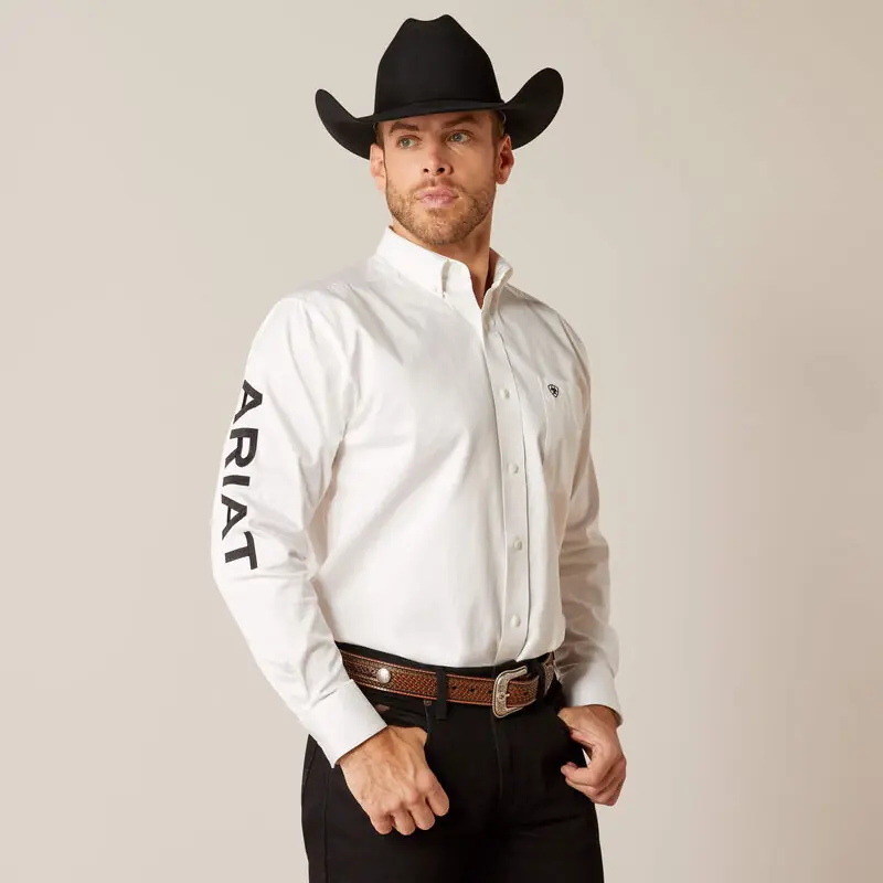 Men's Ariat Team Logo Button Down Shirt #10046825X