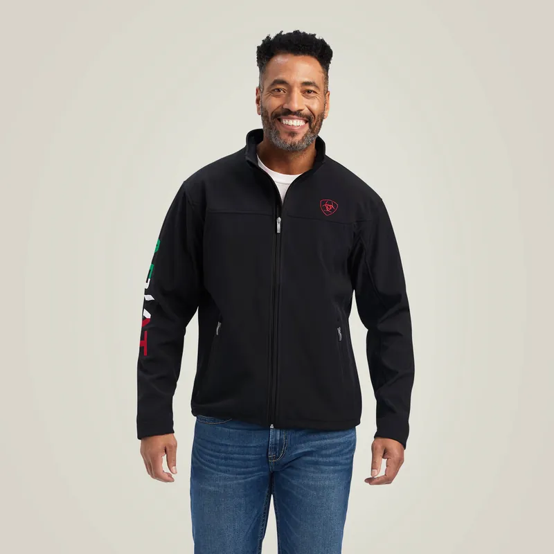 Men’s Ariat New Team Softshell Brand Jacket #10043055-C