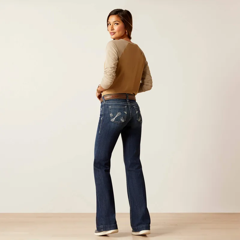 Women's Ariat Mid Rise Camila Trouser Jean #10045403-C