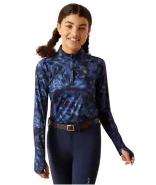 Girl's Ariat Lowell 2.0 1/4 Zip Baselayer #10046674-C