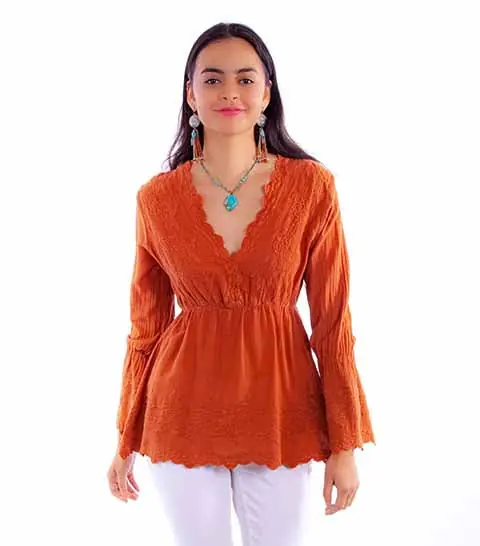 Women's Scully Blouse #PSL-221